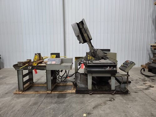 20" x 25" Marvel #E2125PC, vertical tilt frame band saw, 1.25" x .042" x 176" blade, 50-475 FPM, #15638 - Image 1