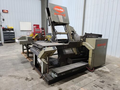 20" x 25" Marvel #E2125PC, vertical tilt frame band saw, 1.25" x .042" x 176" blade, 50-475 FPM, #15638 - Image 2