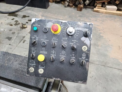 20" x 25" Marvel #E2125PC, vertical tilt frame band saw, 1.25" x .042" x 176" blade, 50-475 FPM, #15638 - Image 8