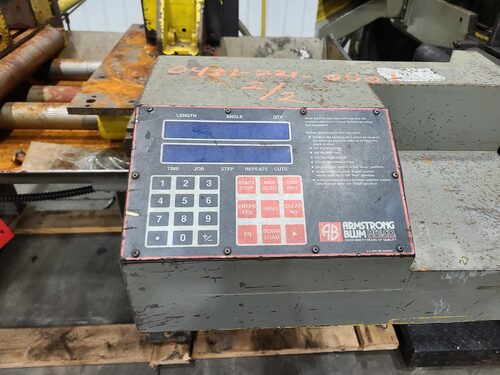 20" x 25" Marvel #E2125PC, vertical tilt frame band saw, 1.25" x .042" x 176" blade, 50-475 FPM, #15638 - Image 9