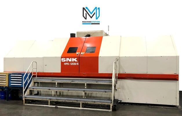 SNK #HPS-120B/5, High Speed CNC Horizontal Profiler, 120" X, 52" Y, 30 ...