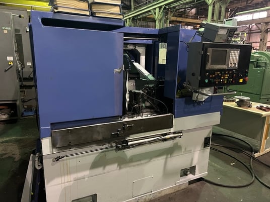 12.6" x 12.6" Mitsubishi #PD32, cylindrical grinder, Fanuc 21iTB, 20" x5" x8" wheel, 2008 - Image 1