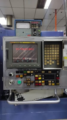 12.6" x 12.6" Mitsubishi #PD32, cylindrical grinder, Fanuc 21iTB, 20" x5" x8" wheel, 2005 - Image 8