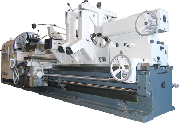 49" x 157" Vanguard #CW61125F, extra heavy duty lathe, 4-jaw chuck, cooling device, new - Image 2