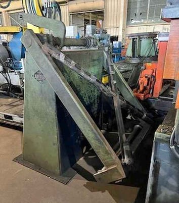 48" x 7" Wean, slitting line, 25000 lb., hydraulic pushoff, powered rotation, manual clamp & expansion - Image 8