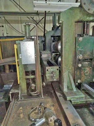 48" x 7" Wean, slitting line, 25000 lb., hydraulic pushoff, powered rotation, manual clamp & expansion - Image 10