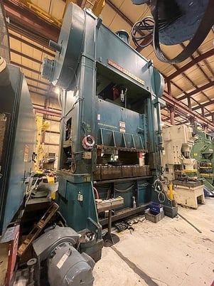 600 Ton, Niagara #SC2-600-96-60, 12" stroke, 44" Shut Height, 16" adj., 20-40 SPM, 34" windows, 60" x96" bed - Image 3