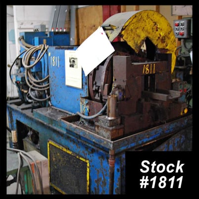 3-1/2" Dickey & Son, rotary forming machine, hydraulic pump & motor - Image 1