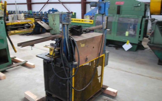 3 Stand, Custom, cantilever rollformer, 1.5" dia., 6" rollspace, 7.75" horizontal centers, 3"-4" vertical - Image 2