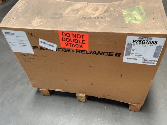 20 HP 3600 RPM Baldor, Frame 256T, explosion proof, New Surplus, 230/460 Volts - Image 1