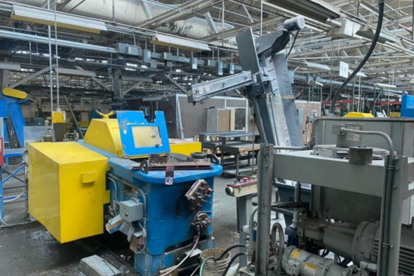 400 Ton, Herlan #P8, impact extrusion press, air actuated clutch, bowl feeder, ejector - Image 4