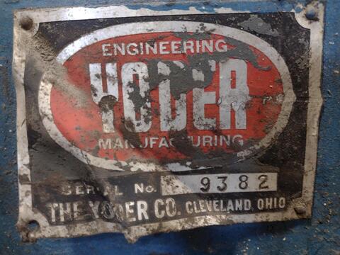 30000 lb. Yoder, Uncoiler / Coil Reel, 48" width - Image 2