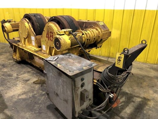 90 Ton, Weldwire #WER-90, Powered Tank Turning Rolls With Idler, 18" diameter Wheel, 8" to 18' suitable - Image 2