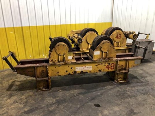 90 Ton, Weldwire #WER-90, Powered Tank Turning Rolls With Idler, 18" diameter Wheel, 8" to 18' suitable - Image 5