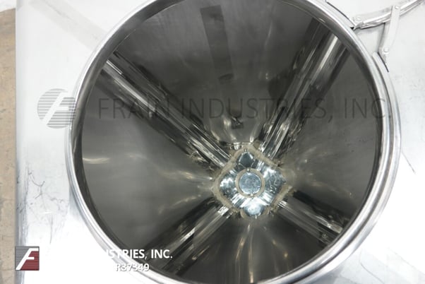 Tote Systems, 316 Stainless Steel bins / totes, mounted on heavy duty stai, #318723 - Image 2