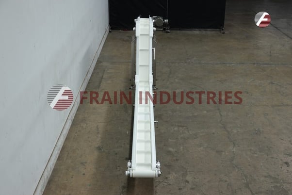 10" wide x 16.2' long, Dorner #SEC3A, inclined cleated conveyor, 1-1/2" high cleats set on 11-1/2" centers - Image 3