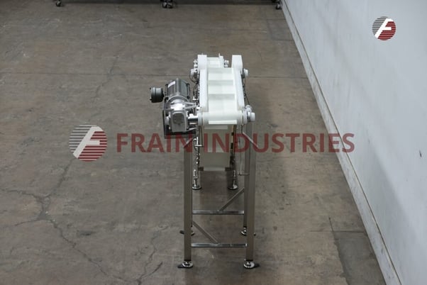 10" wide x 16.2' long, Dorner #SEC3A, inclined cleated conveyor, 1-1/2" high cleats set on 11-1/2" centers - Image 4