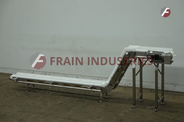 10" wide x 16.2' long, Dorner #SEC3A, inclined cleated conveyor, 1-1/2" high cleats set on 11-1/2" centers - Image 5
