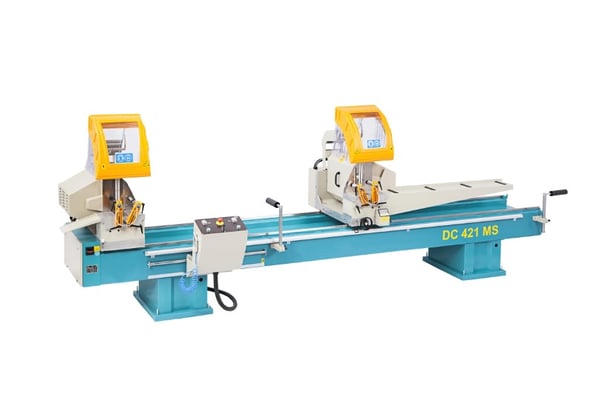 16-1/2" Atech #ZIGMA-02-SA, pneumatic double miter, (2) 16-1/2" diameter saw blades, max 164" at 90 degree - Image 1
