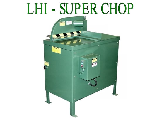 26" LHI #Super-Chop-XL-15, pneumatic up-cut saw, 15 HP, 5-40 cycles per minute, 8-1/2" x 8-1/2 max square - Image 1