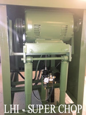 26" LHI #Super-Chop-XL-15, pneumatic up-cut saw, 15 HP, 5-40 cycles per minute, 8-1/2" x 8-1/2 max square - Image 2