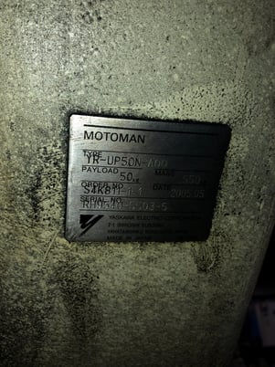 Yaskawa Motoman, up-50n, Robot - Image 3