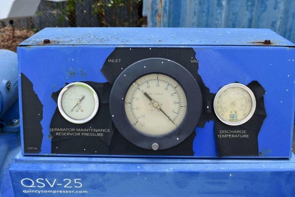 25 HP Quincy #QSV-25, Air Compressor, 365 acfm, 3ph, 70939 hours, 2010 - Image 9