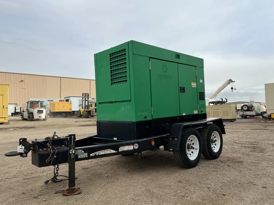 36 KW Multiquip #DCA45US12, diesel, enclosure mounted on trailer, 4439 hours, 2013, #89575 - Image 1