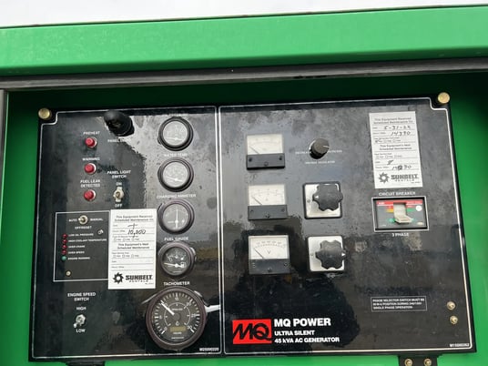 36 KW Multiquip #DCA45US12, diesel, enclosure mounted on trailer, 4439 hours, 2013, #89575 - Image 5