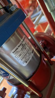 Tigerflow #FP-500-IL-ELHO-HV-BP-BF-FD, Vertical In-line Fire Pump Series, new never used, 2019 - Image 5