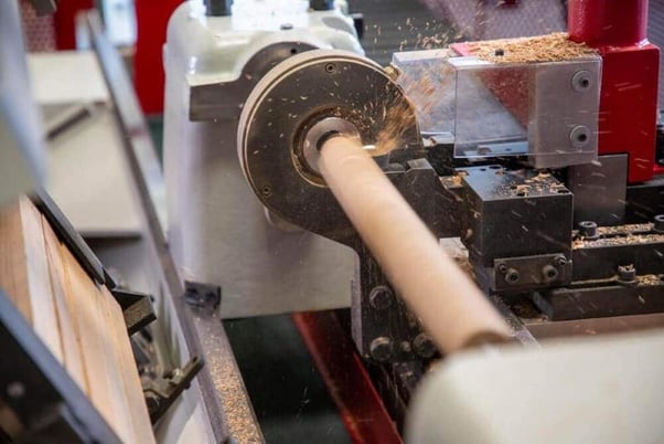 Locatelli MULTIMATIK-SE-CC, woodworking lathe, 1-fixed gouge for cylindering, 2-hydraulic copiers, 110 mm - Image 3