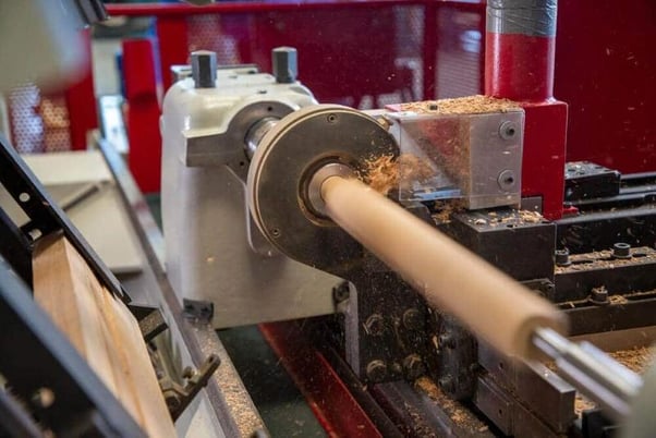 Locatelli MULTIMATIK-SE-CC, woodworking lathe, 1-fixed gouge for cylindering, 2-hydraulic copiers, 110 mm - Image 5