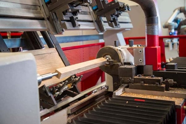 Locatelli MULTIMATIK-SE-CC, woodworking lathe, 1-fixed gouge for cylindering, 2-hydraulic copiers, 110 mm - Image 6