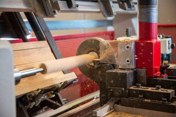 Locatelli MULTIMATIK-SE-CC, woodworking lathe, 1-fixed gouge for cylindering, 2-hydraulic copiers, 110 mm - Image 7