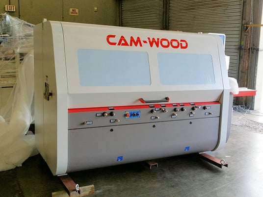 Cam-wood SM-156AX, feed through moulder, 6-head, 6" x 4" working capacity, 40 mm spindle diameter, 6000 ROM - Image 3