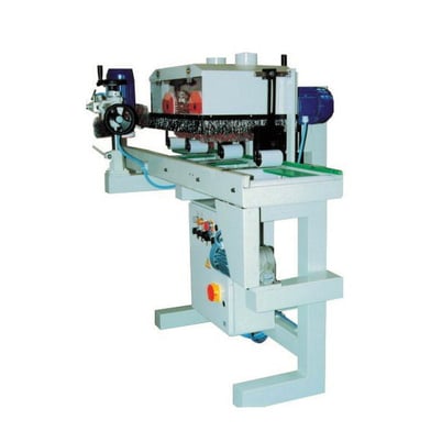 12" Quickwood CD2-300, profile moulding sander, 4-head bush, 4" height capacity, 3-sided sanding and - Image 2