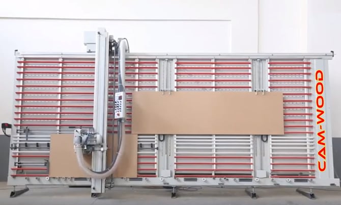 Cam-wood VPS-AP, Vertical Panel Saw, 78-3/4" cutting height with scoring, 161.417" cut lenght, 4 HP, 3.15" - Image 1