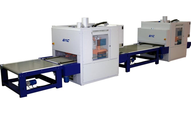 electromagnetic chuck #ROTOPLUS-LUC+BRILL-1350, 2-machine line - 52" Polisher, 59" x 53" infeed, 2026, new - Image 3