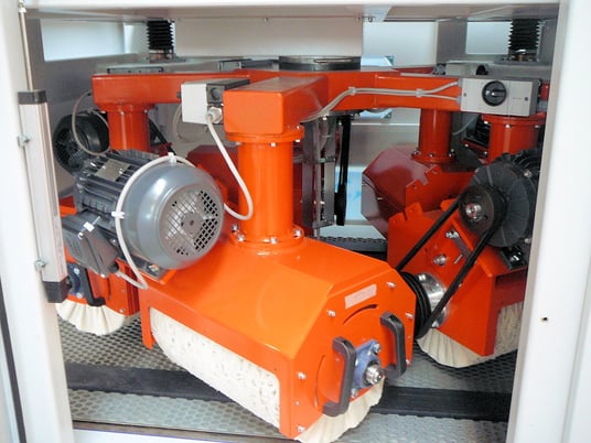 electromagnetic chuck #ROTOPLUS-LUC+BRILL-1350, 2-machine line - 52" Polisher, 59" x 53" infeed, 2026, new - Image 8