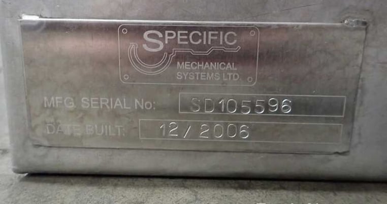 350 gallon Stainless Steel Horiz. Brewery tank, 41" diameter x 48" T/T - Image 7