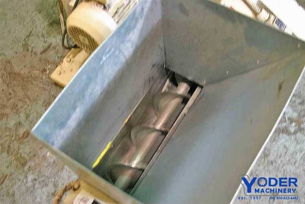 17" x 14" Nelmor #AG88M, plastic granulator, 1 HP, auger feed, 1997, #52682 - Image 4