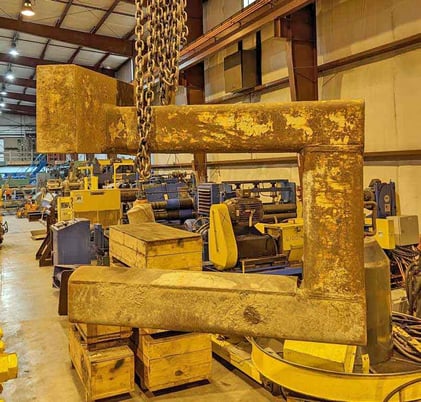 15000 lb. C-Hook, 48" long arm, 24.5" vertical throat - Image 1
