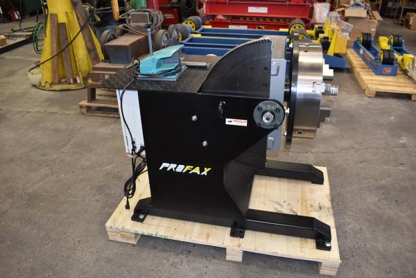1000 lb. Profax #WP1000, welding positioner, 20" WPC-20 chuck, 3-jaw, power gear tilt, variable speed - Image 3