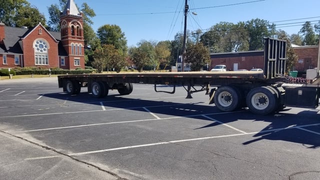 Trailmobile, 48' Flatbed Trailer, 1988 - Image 2