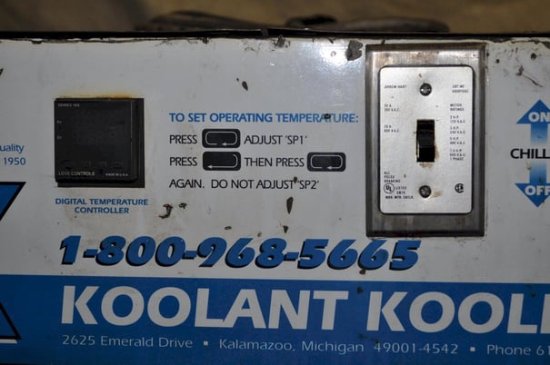 Koolant Koolers #KV-2000, chiller, R-22 refridgerant, digital temp. Control - Image 2