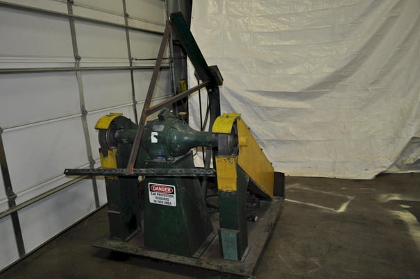 Buffing / Polsihing Lathe, idle pully stands - Image 4