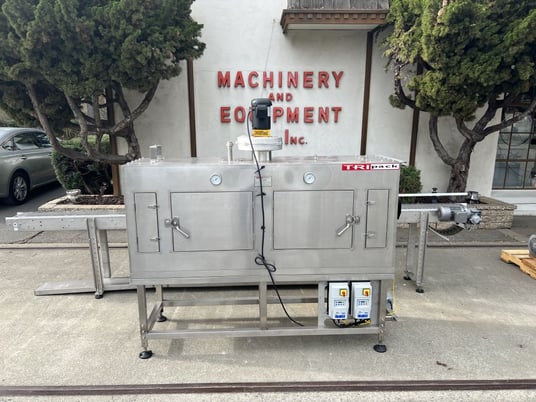 Tripack #ST175, stainless steel shrink ste, 9.5" W x 24" H opening, dual zone - Image 1