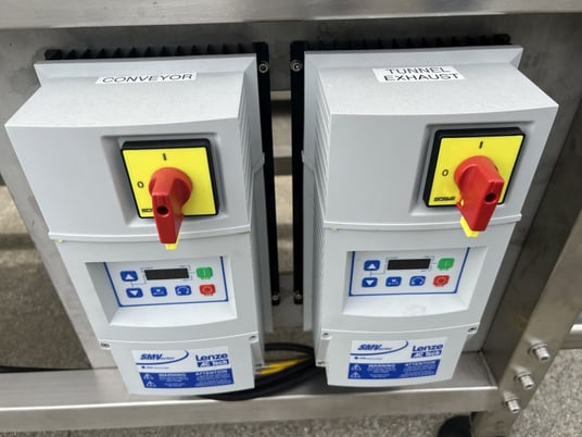 Tripack #ST175, stainless steel shrink ste, 9.5" W x 24" H opening, dual zone - Image 8