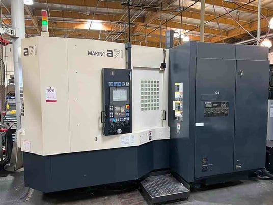 Makino #A71, horizontal machining center, Fanuc 31iM, 28.7" X, 28.7" Y, 31.5" Z, 10000 RPM, 60 automatic tool - Image 1