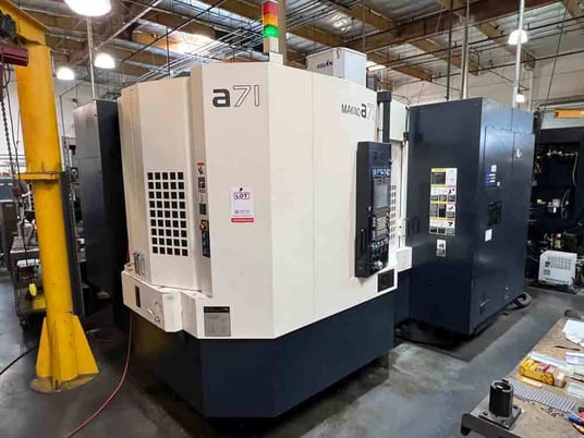 Makino #A71, horizontal machining center, Fanuc 31iM, 28.7" X, 28.7" Y, 31.5" Z, 10000 RPM, 60 automatic tool - Image 2